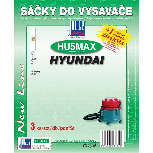 Sáčky do vysavače Jolly MAX HU 5 (3 ks) 

