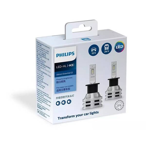 Autožárovka Philips LED H3 Ultinon Essential 2 ks 

