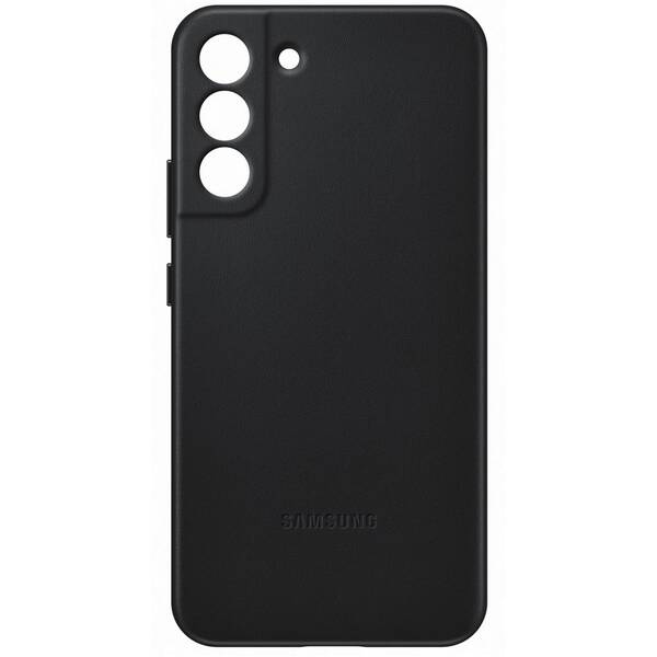 Kryt na mobil Samsung Leather Cover na Galaxy S22+ černý

