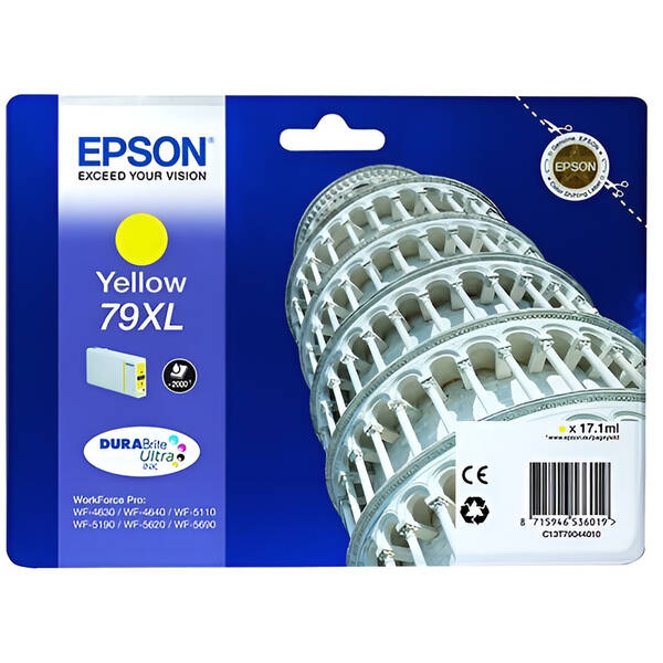 Inkoustová náplň Epson 79XL, 2000 stran žlutá

