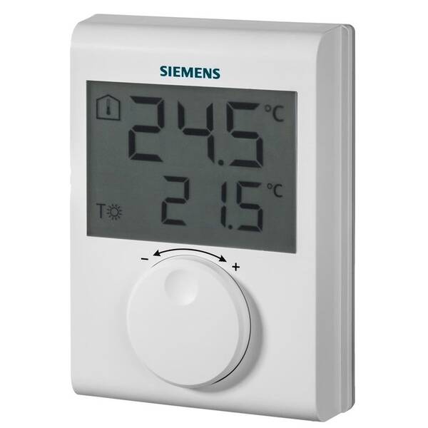 Termostat Siemens digitální prostorový, s kolečkem, drátový 

