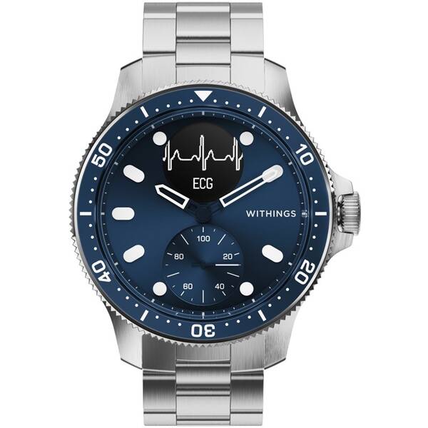 Chytré hodinky Withings Scanwatch Horizon - Special Edition 43mm modré

