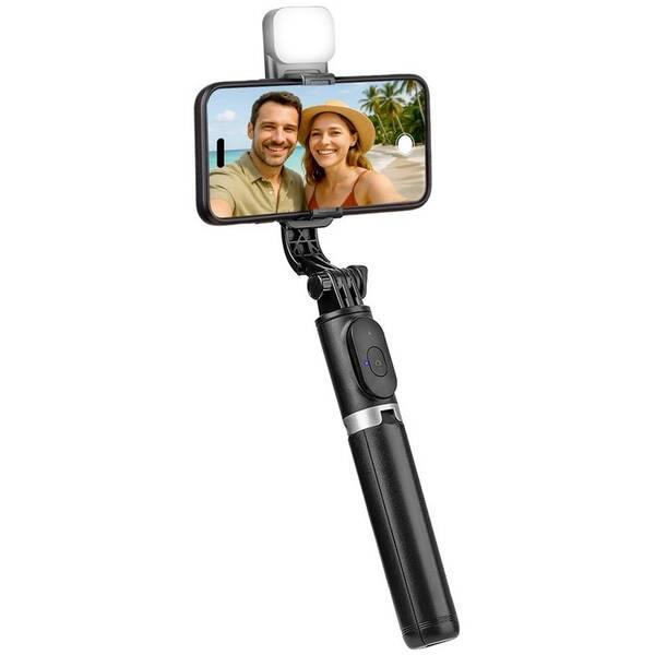 Selfie tyč Obal:Me SelfiePod Glow černá

