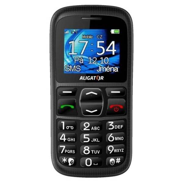 Mobilní telefon Aligator A420 černá barva
