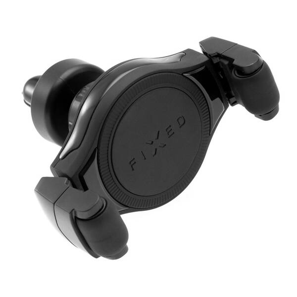 Držák na mobil FIXED Roll Vent s uchycením do mřížky ventilace černý

