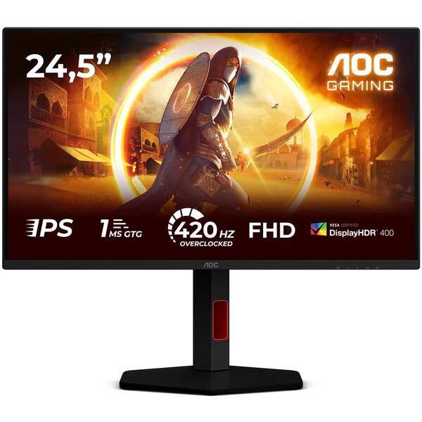 Herní monitor AOC 25G4KUR černý

