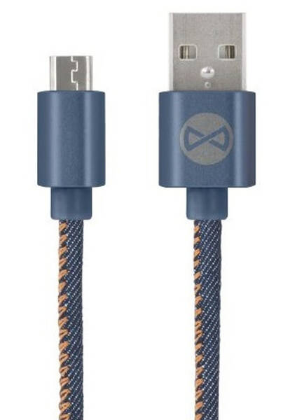 Kabel Forever USB/ Micro USB, 1m modrý

