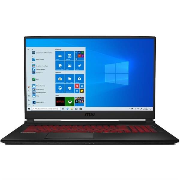 Notebook MSI GL75 9SD černá barva
