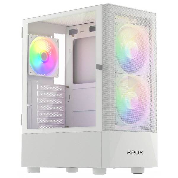 Case KRUX Vako RGB bílá

