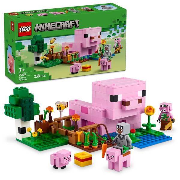 Stavebnice LEGO® Minecraft®  21268 Domeček Prasátka 

