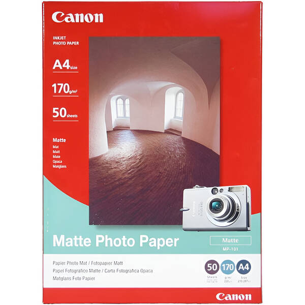 Fotopapír Canon MP-101 A4, 170g, 50 listů bílý

