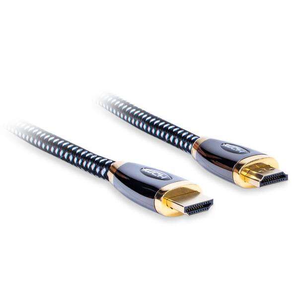 Kabel AQ HDMI 2.0, pro 4K/UHD, 7,5m černý

