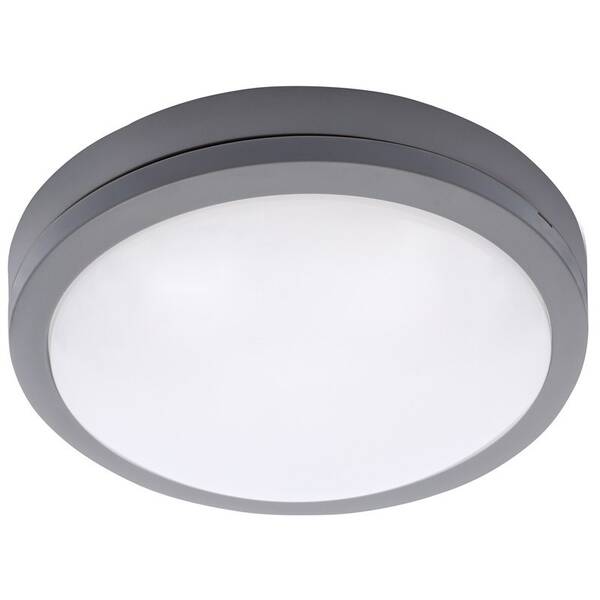 Stropní svítidlo Solight Siena, se senzorem, 20W, 1500lm, 4000K, IP54, 23cm šedé

