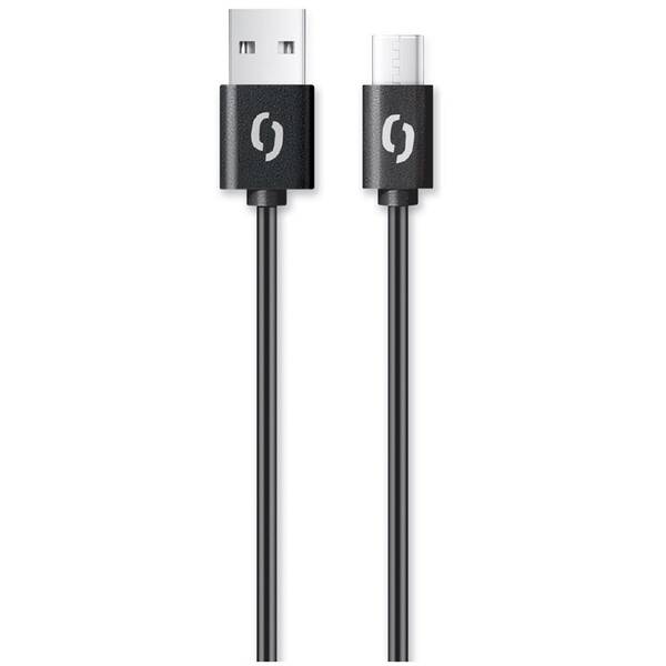 Kabel Aligator USB/USB-C, 1m černý

