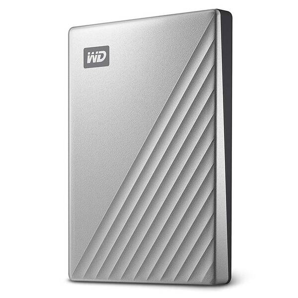 Externí pevný disk 2,5" Western Digital 2TB stříbrná barva
