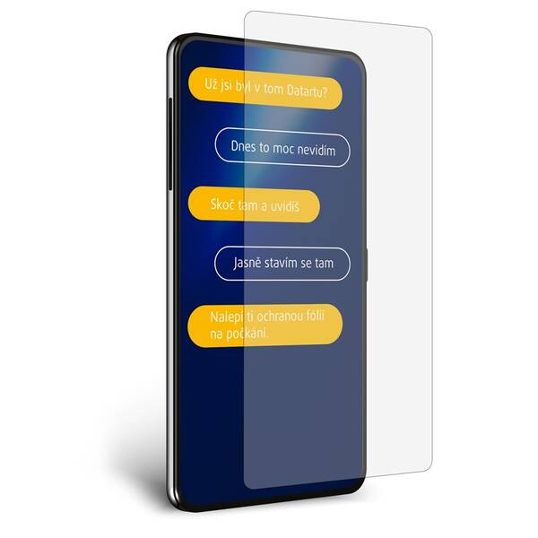 Nalepení ochranné fólie ZAGG Ultra ECO na telefon 

