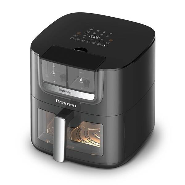 Fritéza horkovzdušná Rohnson R-2887 MasterChef, 7 l černá


