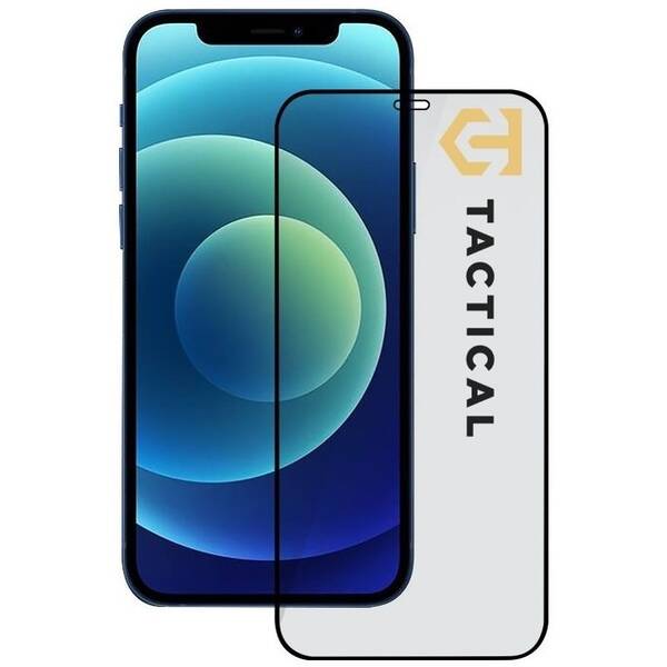 Tvrzené sklo Tactical 5D na Apple iPhone 12/12 Pro černé

