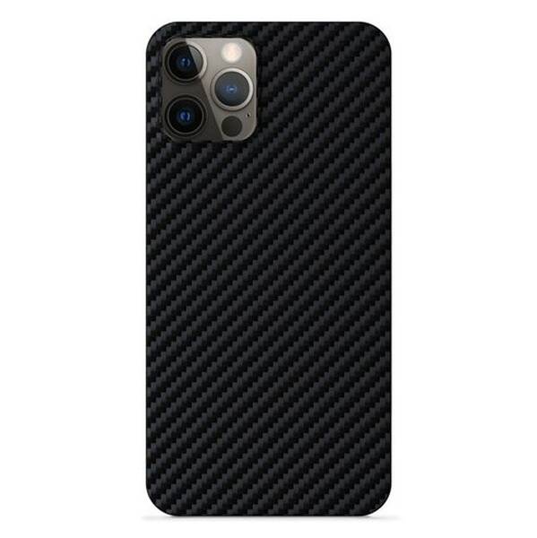 Kryt na mobil Epico Carbon na Apple iPhone 12/12 Pro černý

