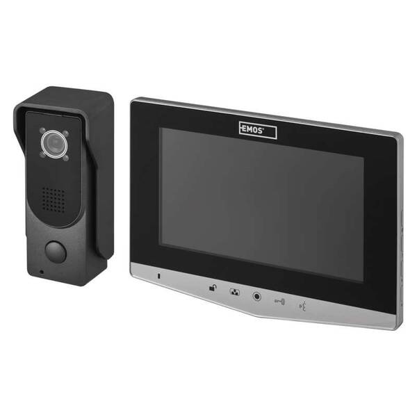 Dveřní videotelefon EMOS EM-05R s ukládáním snímků 

