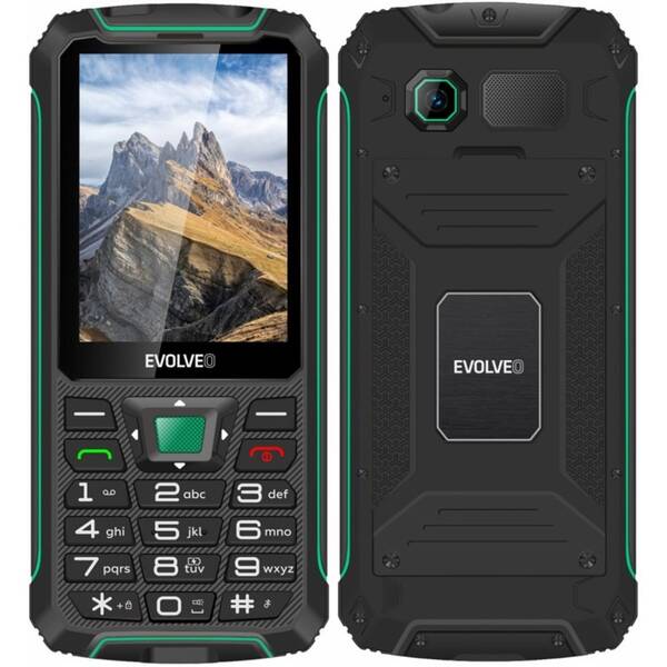 Mobilní telefon Evolveo StrongPhone W4 černá barva
