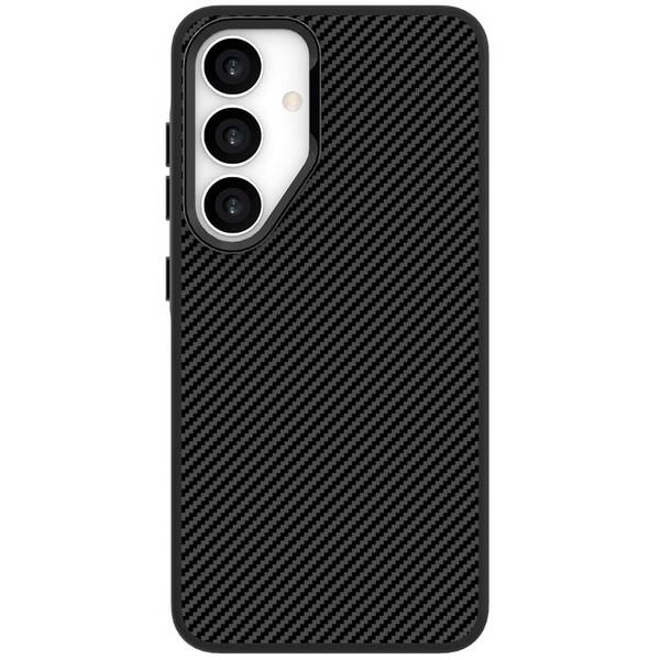 Kryt na mobil WG Platinum Carbon Magnet na Samsung Galaxy S25 5G černý

