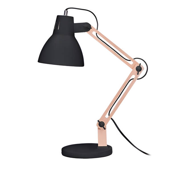 Stolní lampička Solight Falun, E27 černá

