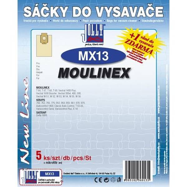 Sáčky do vysavače Jolly MX 13 (5 ks) 

