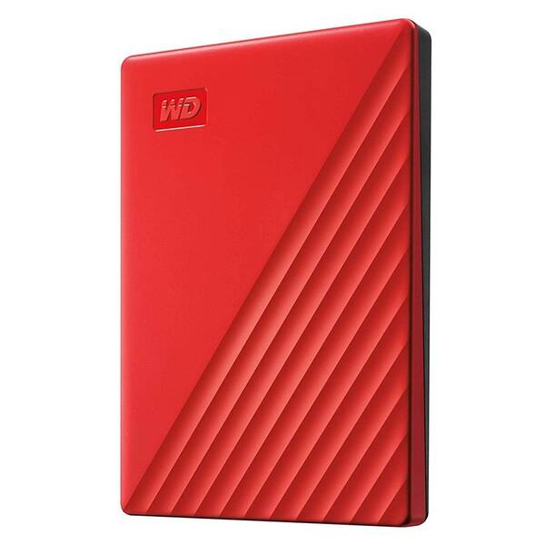 Externí pevný disk 2,5" Western Digital Portable 2TB, USB 3.0 červený

