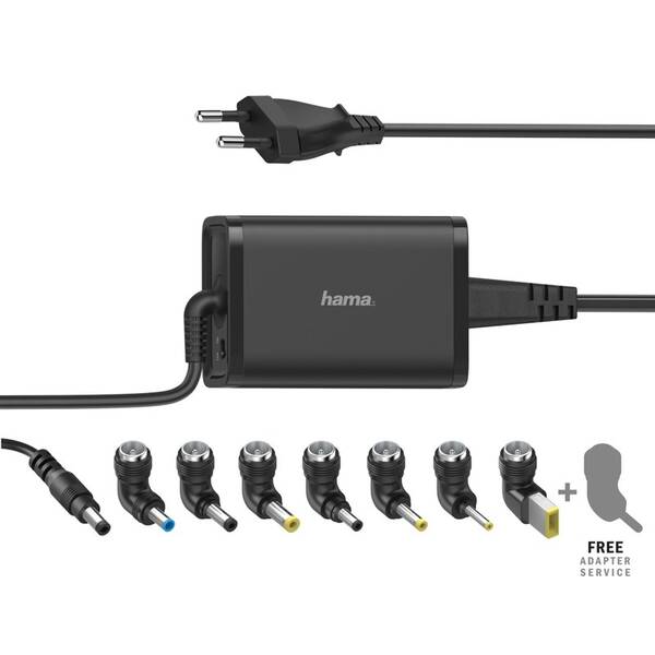 Napájecí adaptér Hama univerzální pro notebook, 15/19 V, 65 W 

