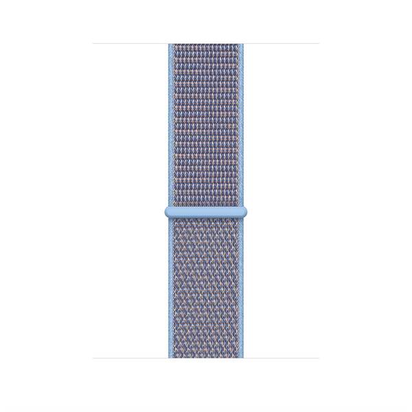 Řemínek Apple Watch 44mm popelavě modrý provlékací sportovní 

