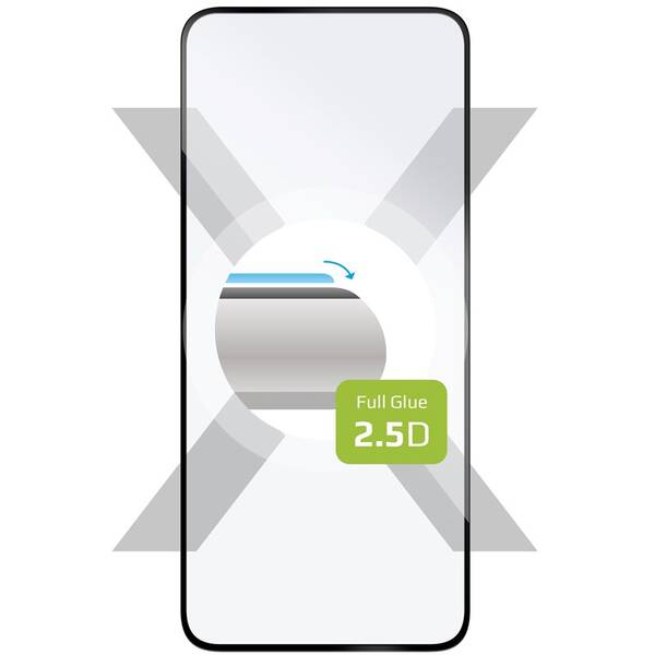 Tvrzené sklo FIXED Full-Cover na Honor X8b černé

