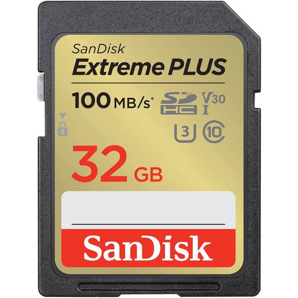 Paměťová karta SANDISK 32GB UHS-I U3 (100R/60W) 

