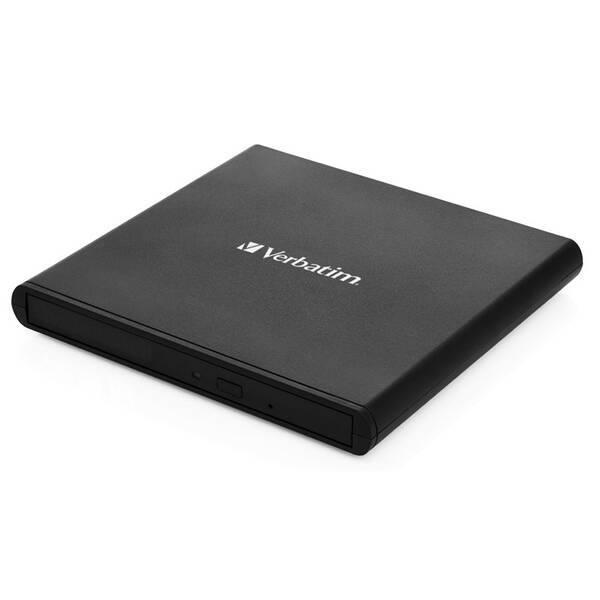 Externí DVD vypalovačka Verbatim CD/DVD Slimline USB 2.0 černá barva
