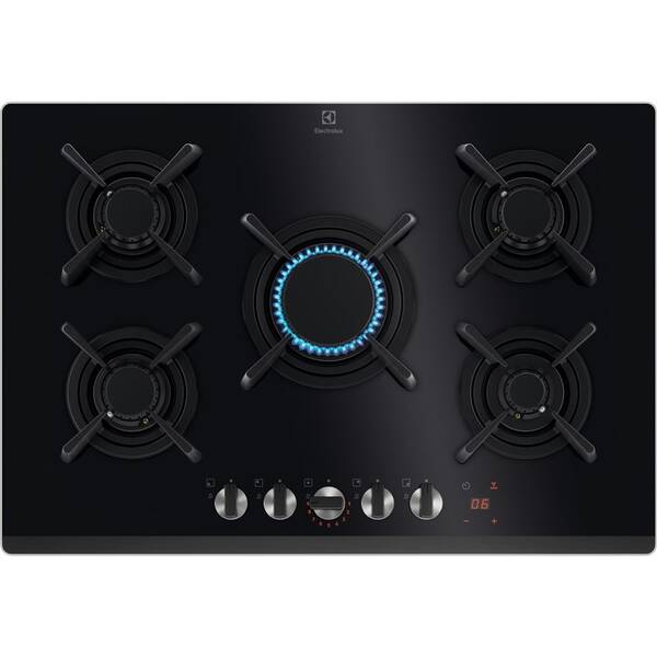 Plynová varná deska Electrolux KGG753753K černá

