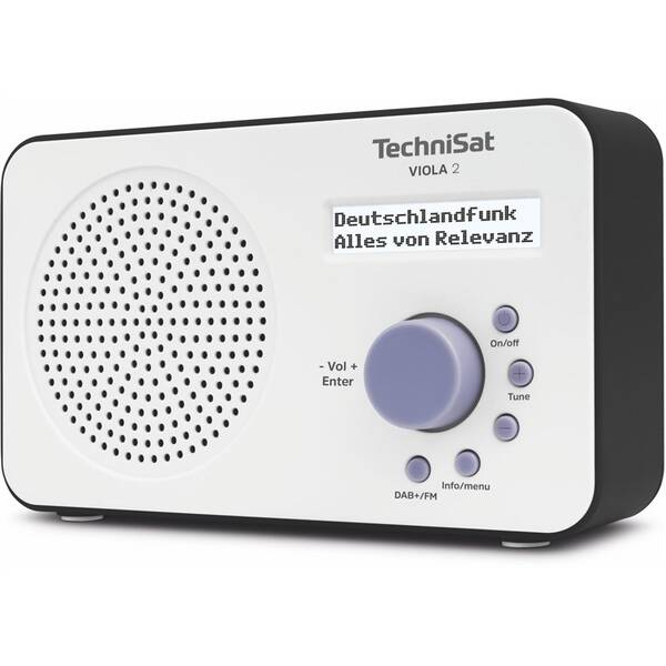 Radiopřijímač s DAB+ TechniSat VIOLA 2 bílý

