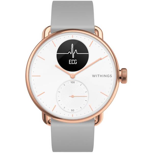 Chytré hodinky Withings Scanwatch 38 mm - Rose Gold 

