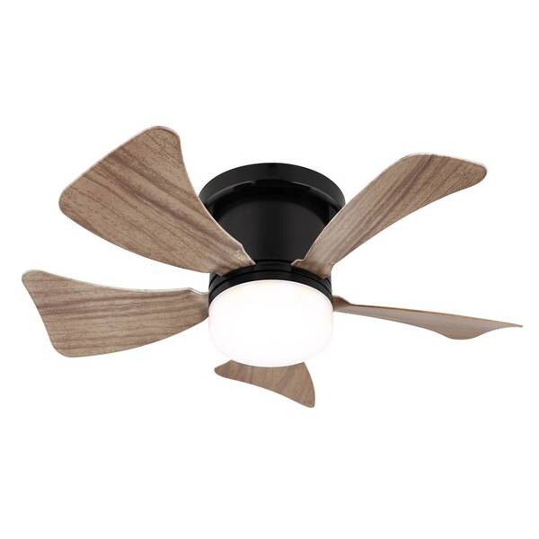 Stropní svítidlo GLOBO HINES 03609H, s ventilátorem černé

