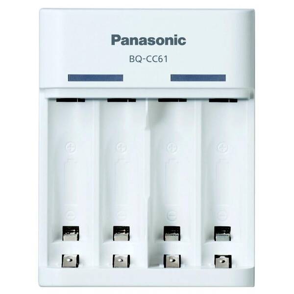 Nabíječka Panasonic BQ-CC61, USB nabíjení, pro AA/AAA baterie 

