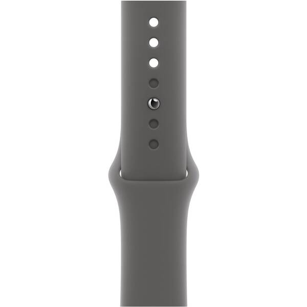 Řemínek Apple 42mm skálově šedý sportovní řemínek - S/M 

