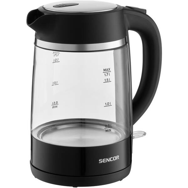 Rychlovarná konvice Sencor SWK 2711BK černá/sklo

