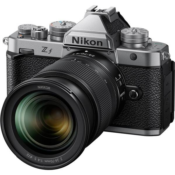 Digitální fotoaparát Nikon Z f + 24-70 mm f/4 stříbrný

