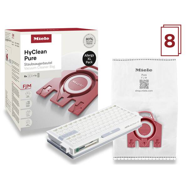Sáčky do vysavače Miele FJM Allergy XL HyClean Pure (8 ks) 

