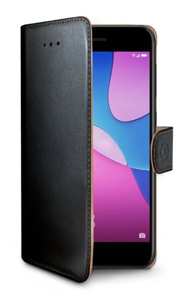 Pouzdro na mobil flipové Celly na Huawei P9 Lite Mini / Y6 Pro černé

