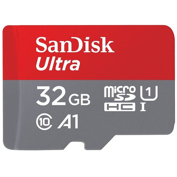 Paměťová karta SANDISK 32GB UHS-I U1 (120R/20W) + adaptér 

