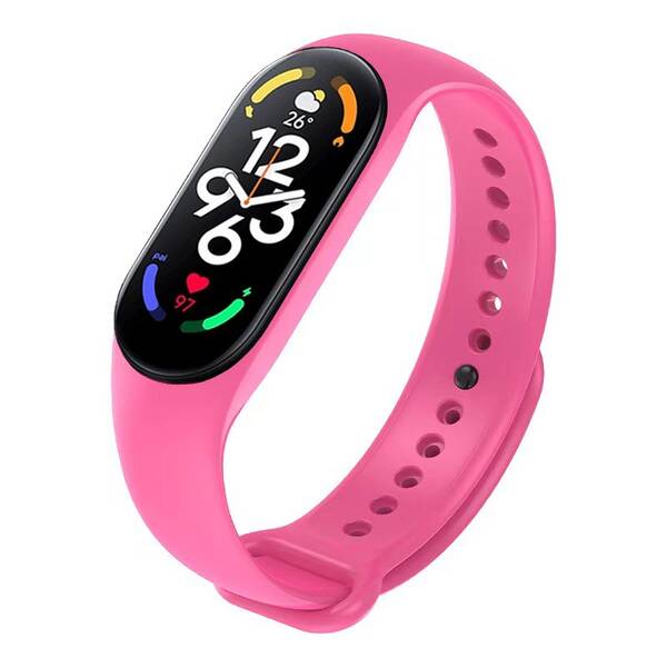 Řemínek RhinoTech na Xiaomi Mi Band 7 růžový

