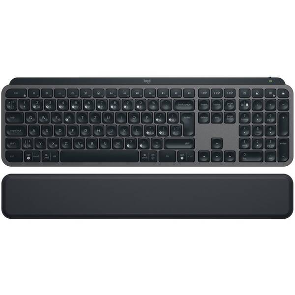 Klávesnice Logitech MX Keys S Plus, US layout - grafitová 

