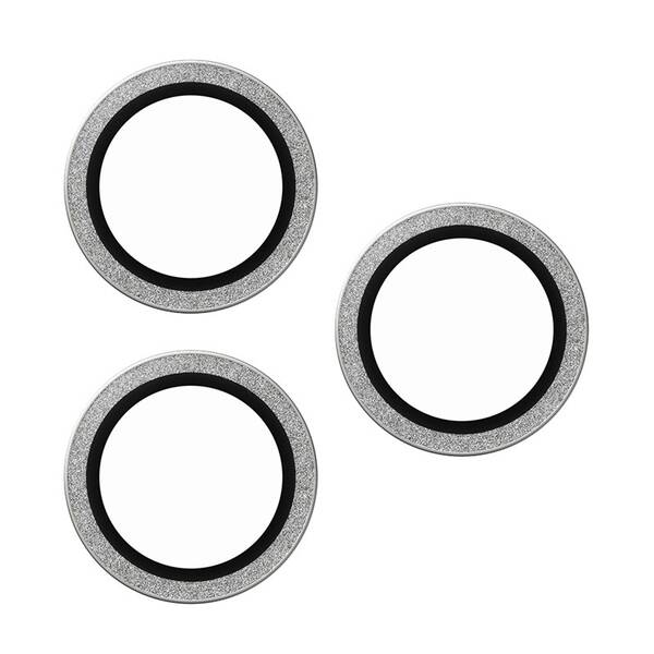 Tvrzené sklo PanzerGlass Hoops na Apple iPhone 18 Pro/Pro Max třpytivě stříbrné černé

