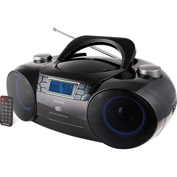 Radiopřijímač DAB+/CD Sencor SPT 6500 černý

