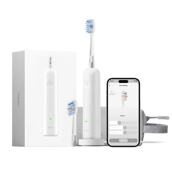Zubní kartáček Laifen LFTB02-P ABS White bílý

